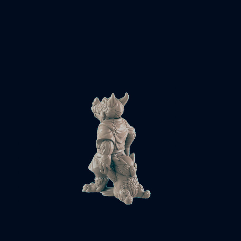 Dragonborn Youngling - EC3D | DnD | Dragonborn | Villager minis | child | 32mm | Pathfinder | Commoner | TTRPG | Wargaming-2