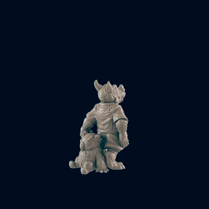 Dragonborn Youngling - EC3D | DnD | Dragonborn | Villager minis | child | 32mm | Pathfinder | Commoner | TTRPG | Wargaming-3