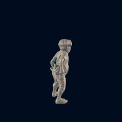 Half Orc Kid Bully - EC3D | DnD | Orc | Villager minis | child | 32mm | Pathfinder | commoner | TTRPG | Wargaming-3