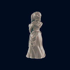 Human Female Washerwoman - EC3D | DnD | Variant | Villager minis | peasant | Innkeeper | 32mm | Pathfinder | commoner | TTRPG | Wargaming-3