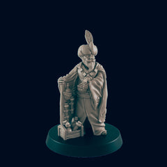 Human Male Alchemist - EC3D | DnD | Variant | Villager minis | peasant | shopkeeper | 32mm | Pathfinder | Merchant | TTRPG | Fantasy-1