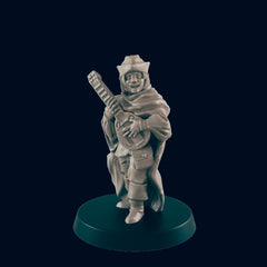 Human Male Bard - EC3D | DnD | Villager minis | musician | PC/NPC | 32mm | Pathfinder | music | TTRPG | Wargaming | Frostgrave-1