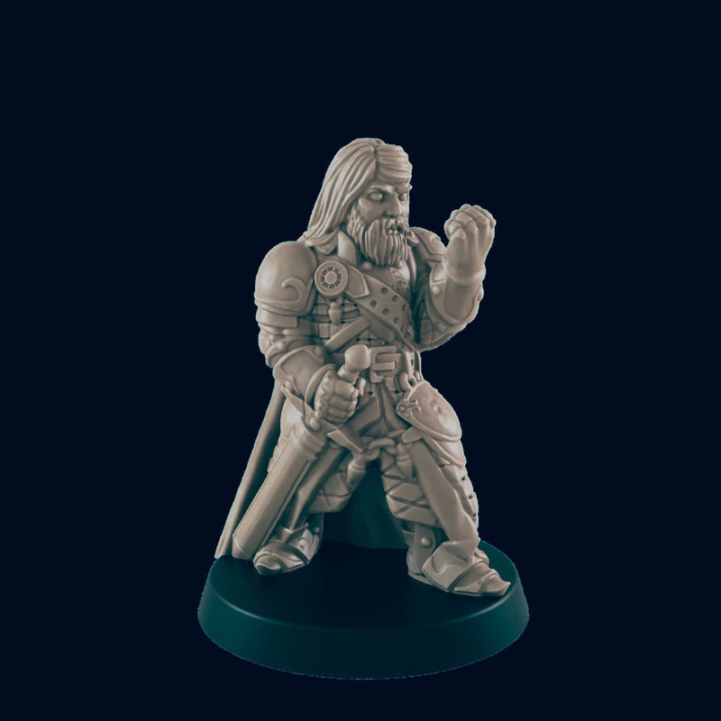 Town Guards - EC3D | DnD | Villager minis | fighter | warrior | 32mm | Pathfinder | commoner | TTRPG | Wargaming | Frostgrave-3