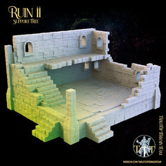 Ruins Terrain 2 - The Ruins of Ashborne - Tabletop Ruins Terrain for your DnD/Pathfinder/TTRPG and Wargaming setup!-4