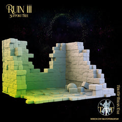 Ruins Terrain 3 - The Ruins of Ashborne - Tabletop Ruins Terrain for your DnD/Pathfinder/TTRPG and Wargaming setup!-2