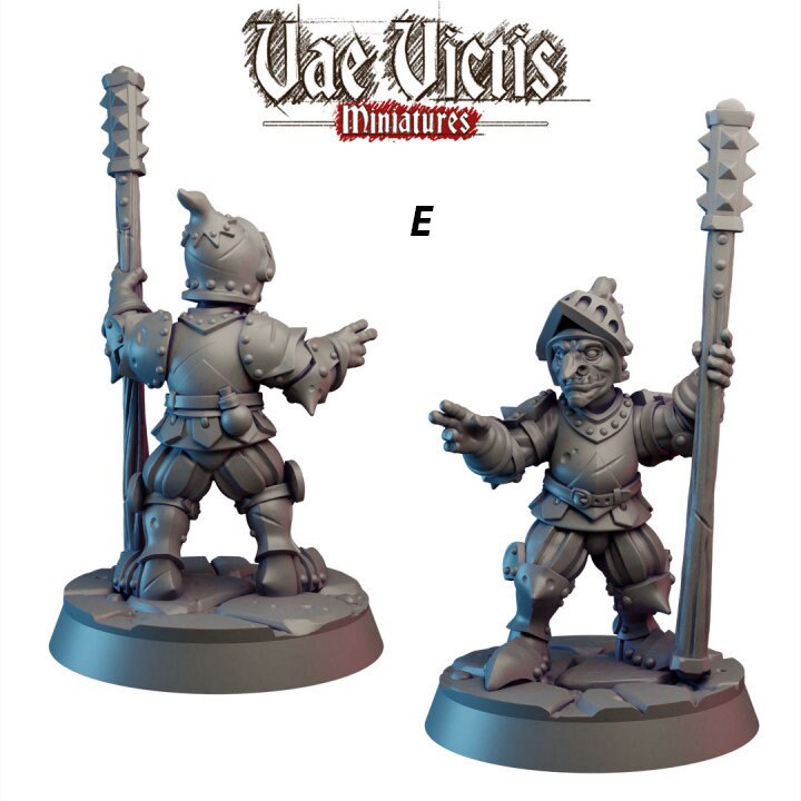 Armed Goblin Guards - Vae Victis | DnD | Goblin | monster| melee | Archer | 32mm | Pathfinder | TTRPG | Wargaming | Frostgrave-6