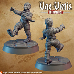 Mummy costume kid - Vae Victis Miniature | DnD | child | monster| villager | commoner | 32mm | Pathfinder | TTRPG | Wargaming | Frostgrave-1