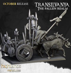Corpse Cart - Highland Miniature | DnD | Undead | melee | 32mm | Pathfinder | Graveyard | TTRPG | Wargaming | Frostgrave-4