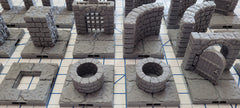 Magnetic Dungeon Tiles Expansions Set 3 | Fat Dragon Games | Tabletop Terrain | Dungeons And Dragons Painted Tabletop Pathfinder Terrain-7