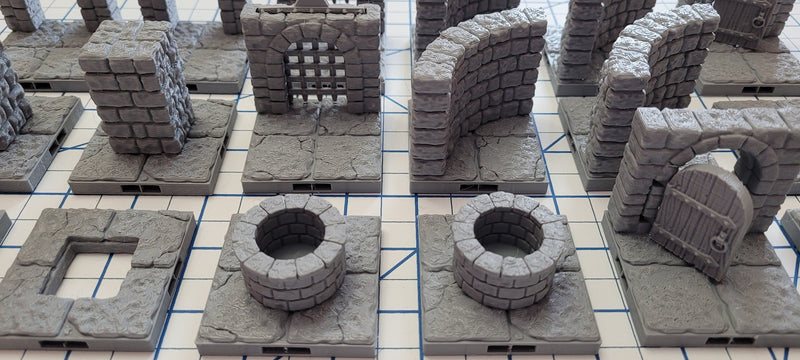 Magnetic Dungeon Tiles Expansions Set 3 | Fat Dragon Games | Tabletop Terrain | Dungeons And Dragons Painted Tabletop Pathfinder Terrain-7