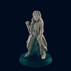 Elf Male Noble - EC3D | DnD | Elf | Villager minis | merchant | 32mm | Pathfinder | Noble | TTRPG | Wargaming-1