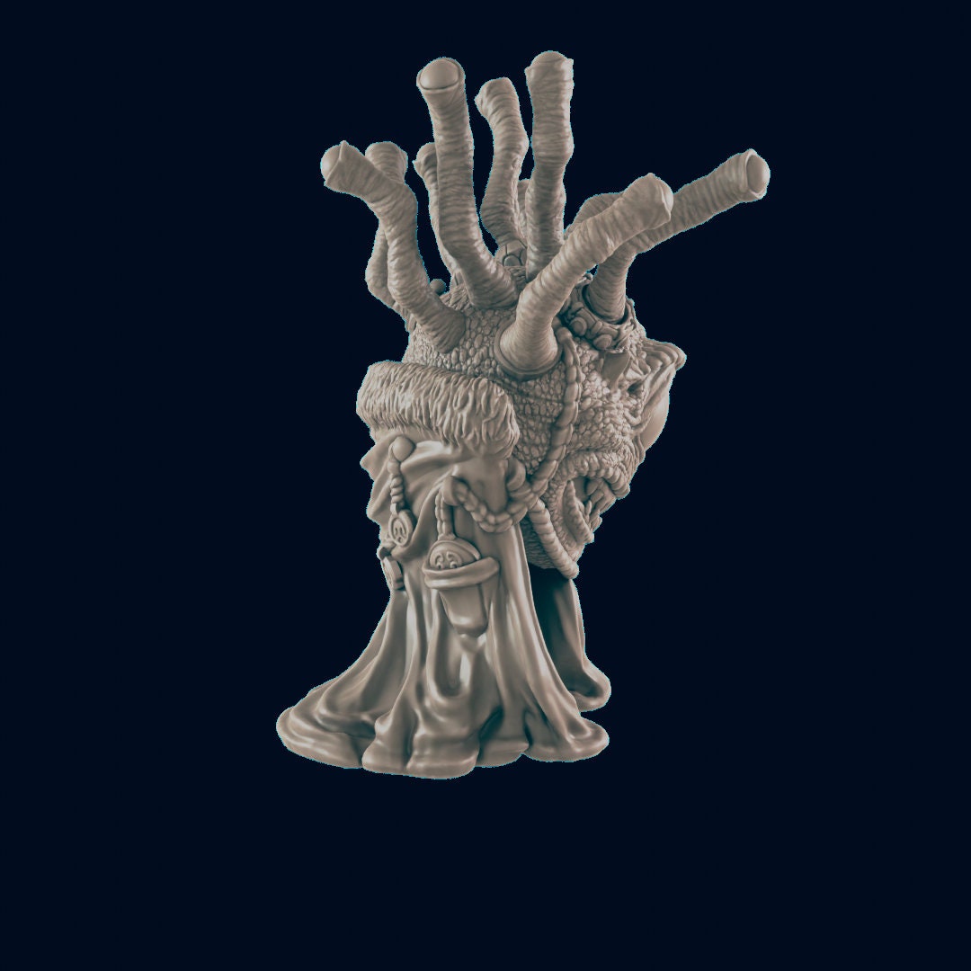Eye Beast Merchant - EC3D | DnD | Beholder | Villager minis | merchant | 32mm | Pathfinder | Monster | TTRPG | Wargaming-2