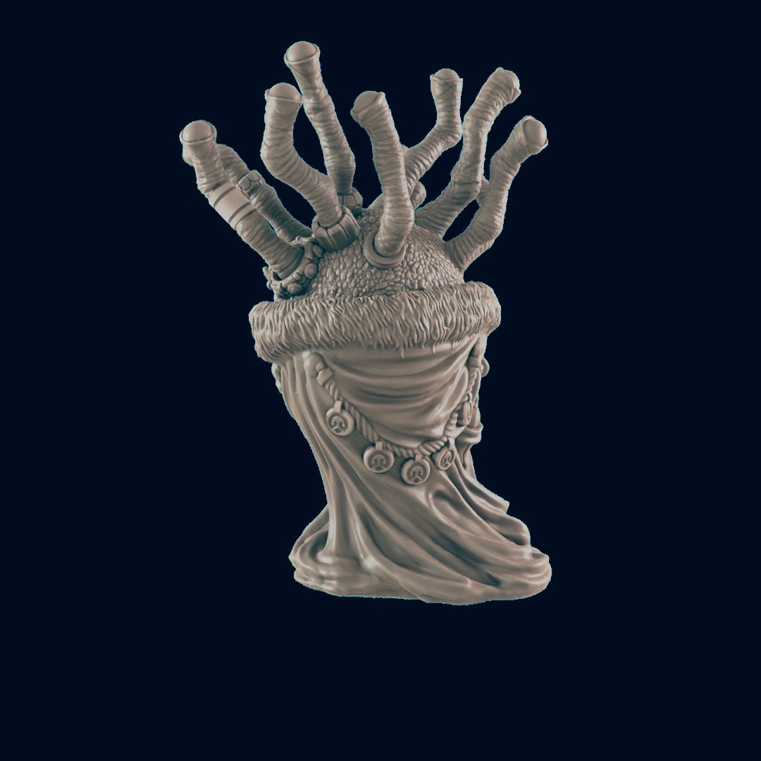 Eye Beast Merchant - EC3D | DnD | Beholder | Villager minis | merchant | 32mm | Pathfinder | Monster | TTRPG | Wargaming-3
