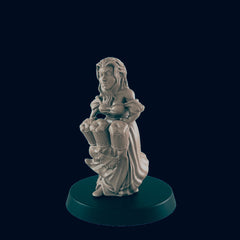 Human Female Barmaid dnd mini - EC3D | DnD | Variant | Villager | barkeep | Innkeeper | 32mm | Pathfinder | commoner | TTRPG | Wargaming-1