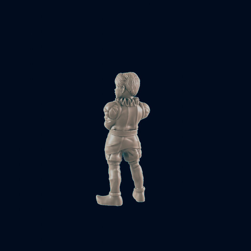 Human Kid Prince - EC3D | DnD | Variant | Villager minis | noble | king | 32mm | Pathfinder | commoner | TTRPG | Wargaming | Fantasy | child-2