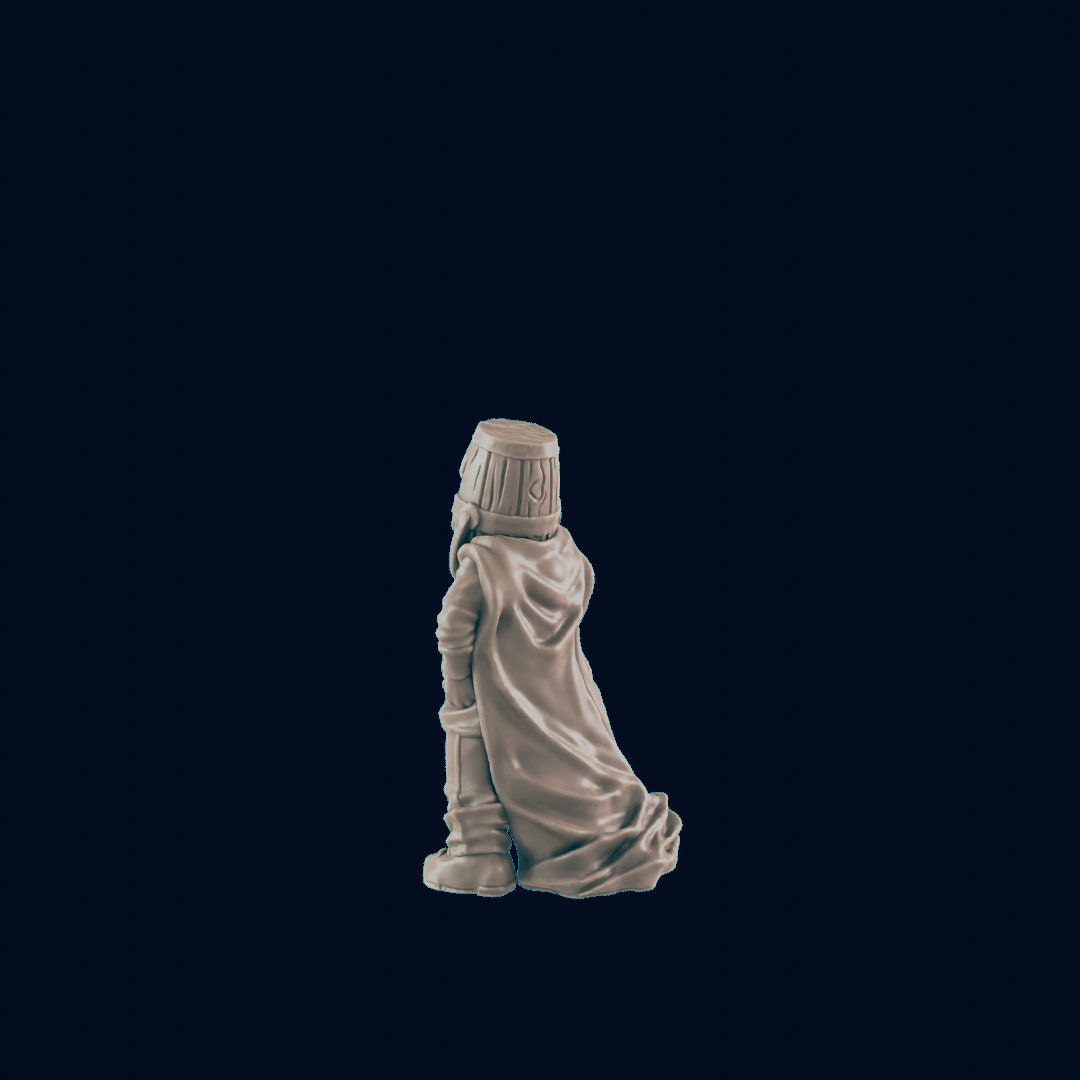 Human Kid Wannabe Hero - EC3D | DnD | Villager minis | fighter | child | peasant | 32mm | Pathfinder | commoner | TTRPG | Fantasy-2