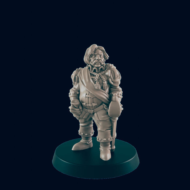 Human Male Noble - EC3D | DnD | Villager minis | Merchant | PC/NPC | 32mm | Pathfinder | commoner | TTRPG | Wargaming | Frostgrave-1
