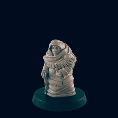 Human Woman Grandmother DnD Mini- EC3D |Villager minis | peasant | PC/NPC | 32mm | Pathfinder | commoner | TTRPG | Wargaming | Frostgrave-1