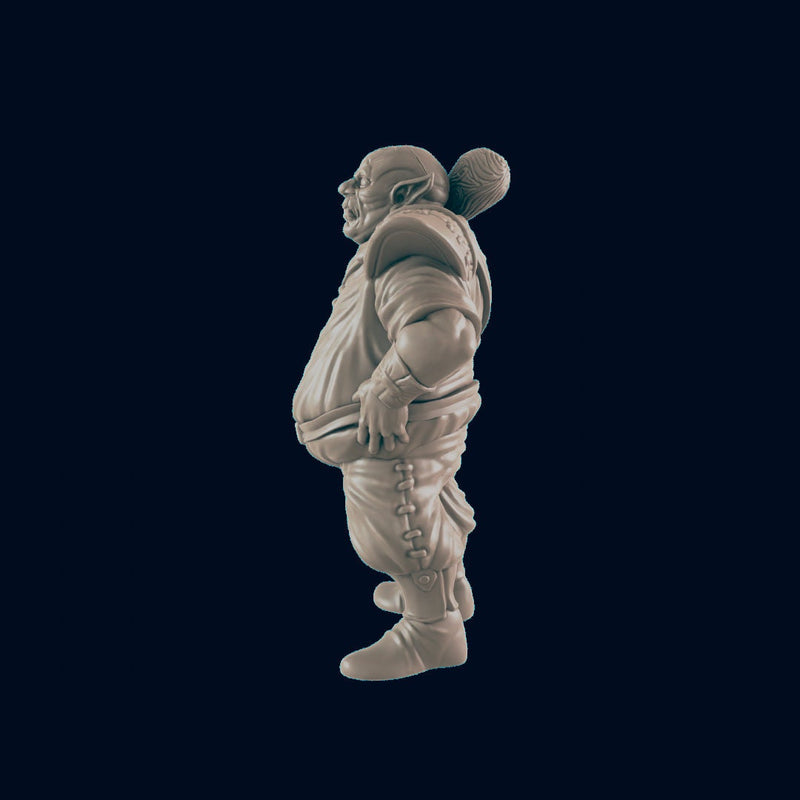 Orc Male Bouncer - EC3D | DnD | Villager minis | barkeep | PC/NPC | 32mm | Pathfinder | commoner | TTRPG | Wargaming | Frostgrave-2