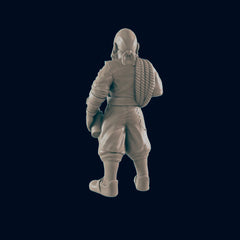 Human Sailors - EC3D | DnD | Villager minis | adventurer | Captain | 32mm | Pathfinder | commoner | TTRPG | Wargaming | Frostgrave-3