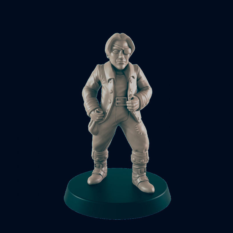 Human Sailors - EC3D | DnD | Villager minis | adventurer | Captain | 32mm | Pathfinder | commoner | TTRPG | Wargaming | Frostgrave-4