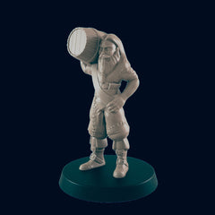 Human Sailors - EC3D | DnD | Villager minis | adventurer | Captain | 32mm | Pathfinder | commoner | TTRPG | Wargaming | Frostgrave-6