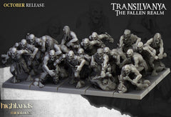 Ghoul Set - Highland Miniatures | DnD | Undead | Zombie | 32mm | Pathfinder | Graveyard | TTRPG | Wargaming | Frostgrave | Transylvania-1