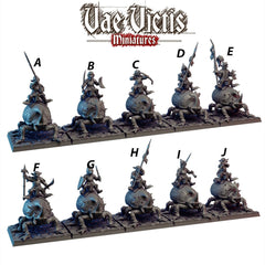 Goblin Beetle Riders - Vae Victis Miniatures | DnD | Goblin | monster| melee | Archer | 32mm | Pathfinder | TTRPG | Wargaming | Frostgrave-1