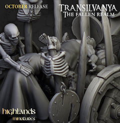 Corpse Cart - Highland Miniature | DnD | Undead | melee | 32mm | Pathfinder | Graveyard | TTRPG | Wargaming | Frostgrave-7