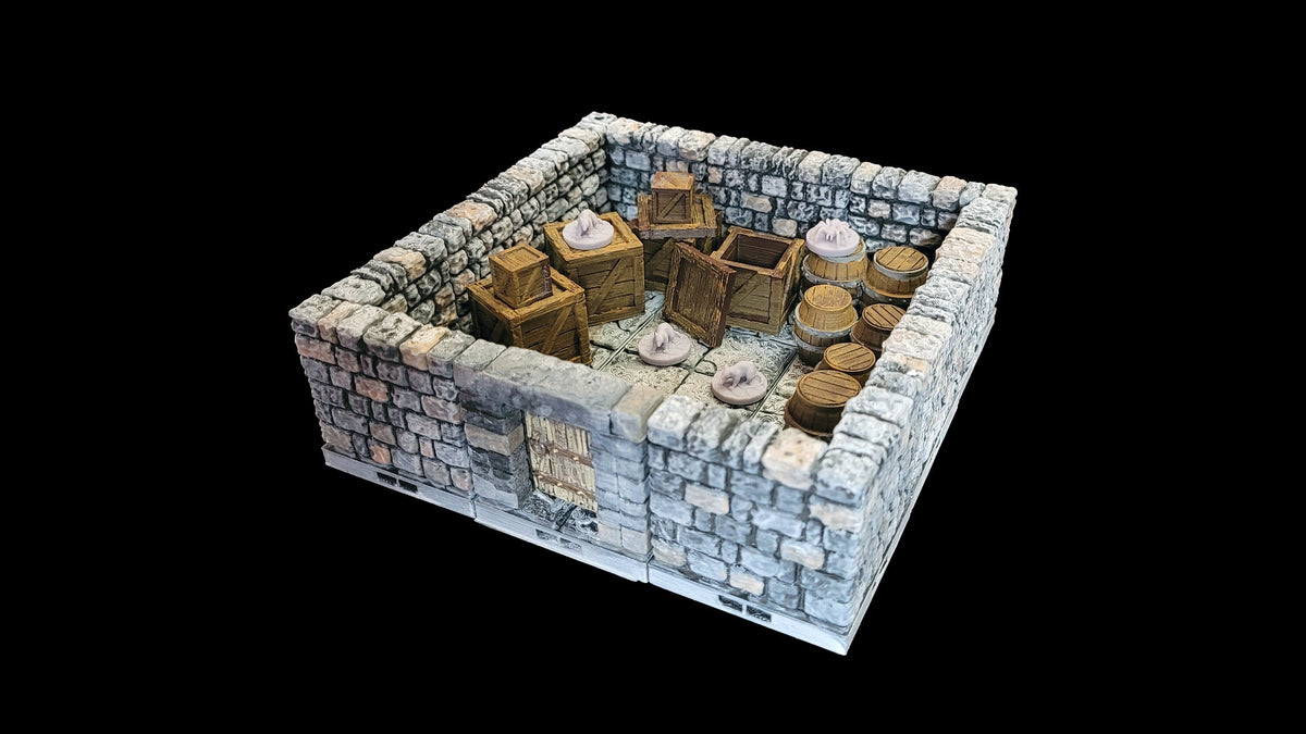 Dungeon Terrain Kit - The Storage Room - Complete sets of Minis and Tiles! Fat Dragon Games | TTRPG | Dungeons And Dragons, D&D, Pathfinder-3