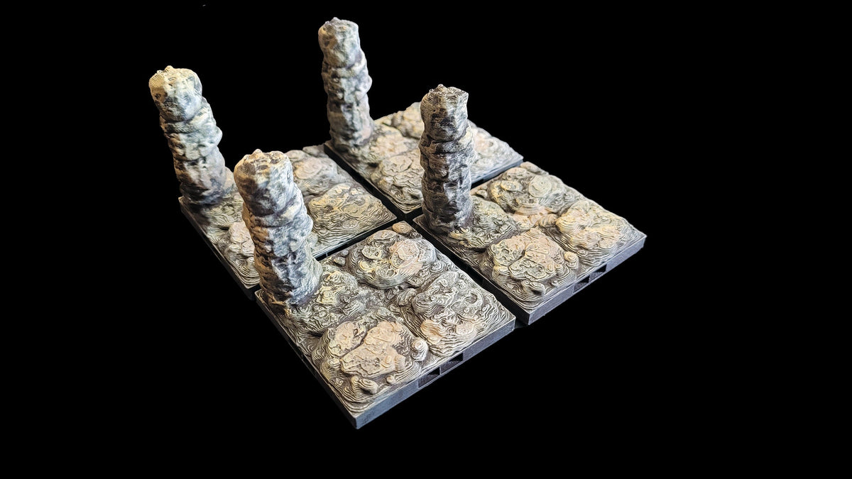 Magnetic Dungeon Tiles Starter Set - Cave Theme | Hand Painted | Fat Dragon Games | Tabletop Terrain | Dungeons And Dragons, D&D, Pathfinder-5