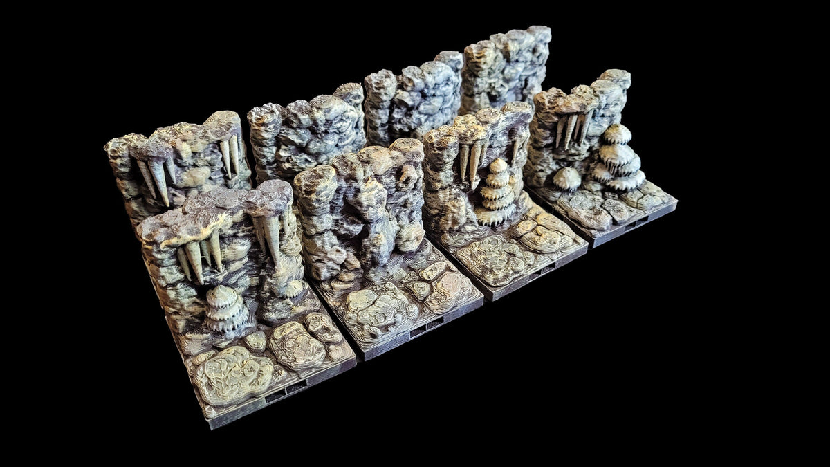 Magnetic Dungeon Tiles Starter Set - Cave Theme | Hand Painted | Fat Dragon Games | Tabletop Terrain | Dungeons And Dragons, D&D, Pathfinder-4