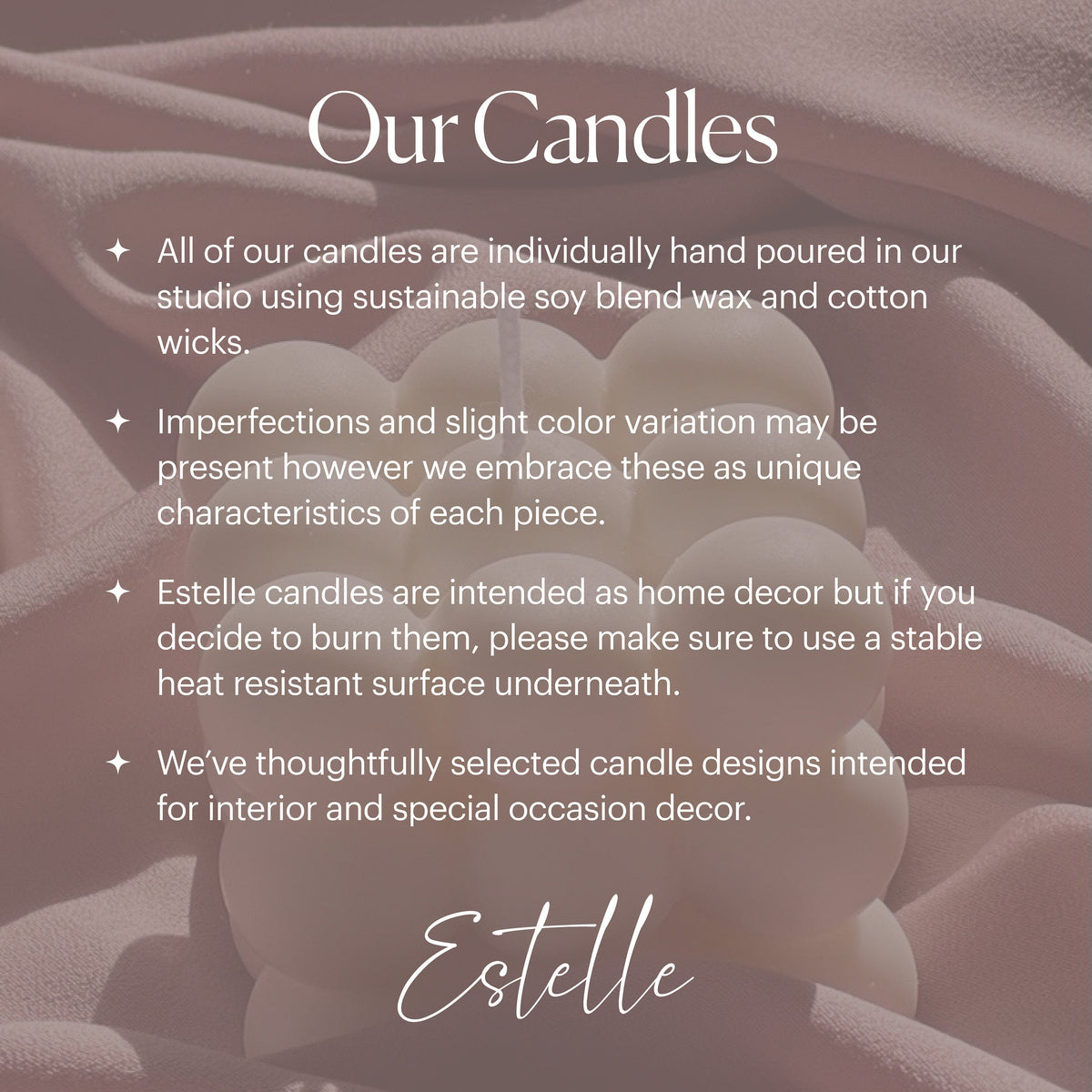 Geometric Soy Pillar Candle: Sculptural Home Decor-5