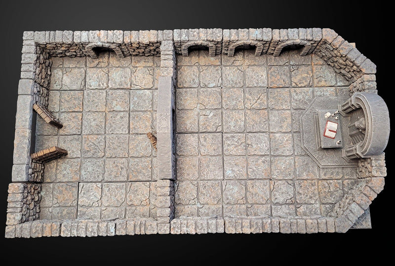 MAGNETIC Dungeon Tiles Encounter - The Altar | Painted Tabletop Terrain | Dungeons And Dragons, D&D, Pathfinder, Wargaming, Dragonlock DnD-3