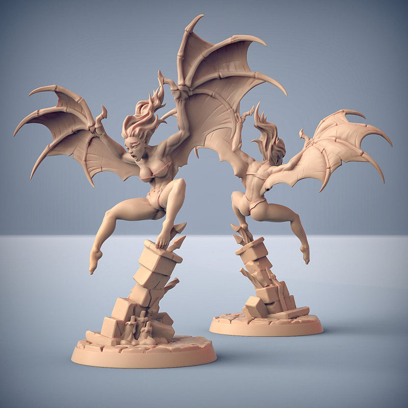Akela the Cursed - Artisan Guild | Elf | Harpy | Pinup | Monster | Female | Fantasy | Vampire | Frostgrave | DnD | Pathfinder-1