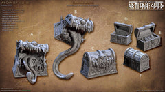 Treasures Chests and Mimics mini set - Artisan Guild | Mimic | Chest | Treasure | Monster | Fantasy | Trap | DnD | Pathfinder | Frostgrave-1