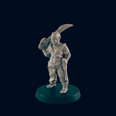 5 Bandit Mini Pack - EC3D, DnD | Human | Monster | Dwarf | Elf | Melee, Archer, 32mm | Pathfinder | Fantasy | Wizard | Wargaming Frostgrave-3