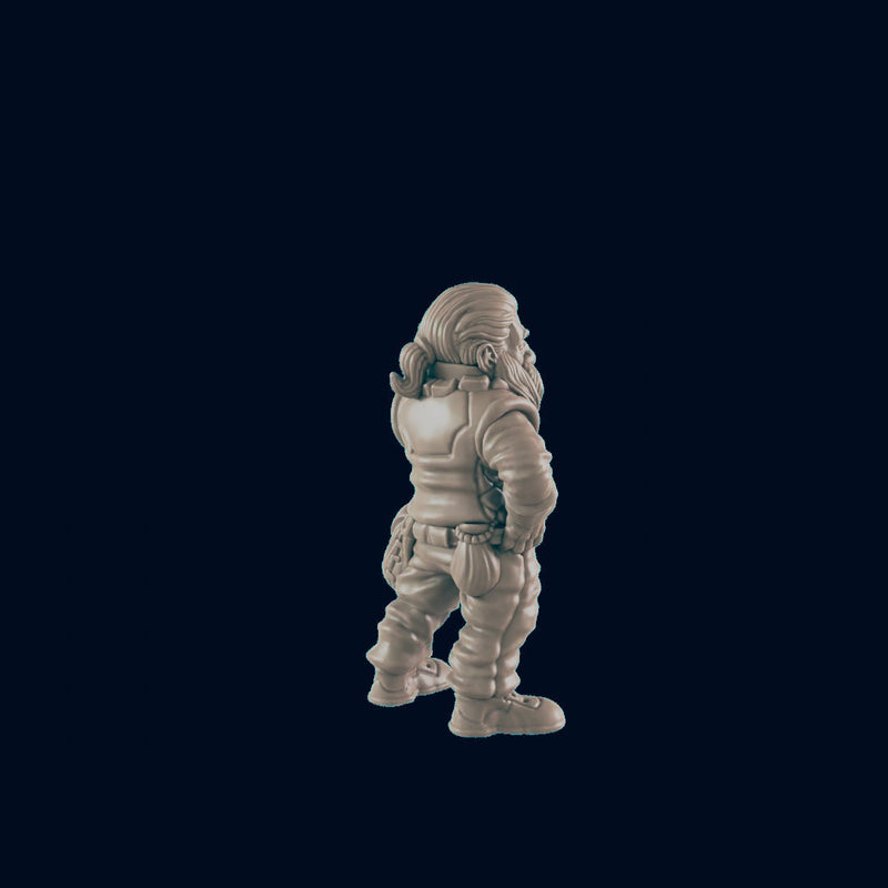 Dwarven Male Shopkeeper - EC3D | DnD | Shopkeep | innkeeper | Villager | Merchant | Male | 32mm | Pathfinder | commoner | TTRPG | Wargaming-2