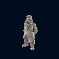 Dwarven Male Commoner - EC3D | DnD | Dwarf | Male | Villager | Peasant | 32mm | Pathfinder | commoner | TTRPG | Wargaming-3