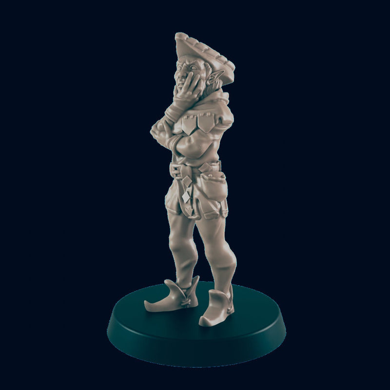 Elven Merchant - EC3D | DnD | Elf | Male | Villager | Shopkeeper | 32mm | Pathfinder | commoner | TTRPG | Wargaming | Inkeeper-1