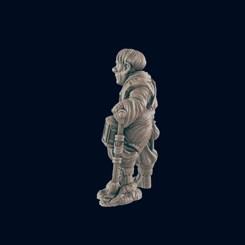 Human Gravedigger - EC3D | DnD | Male | Villager | graveyard | merchant | 32mm | Pathfinder | commoner | TTRPG | Wargaming |-3