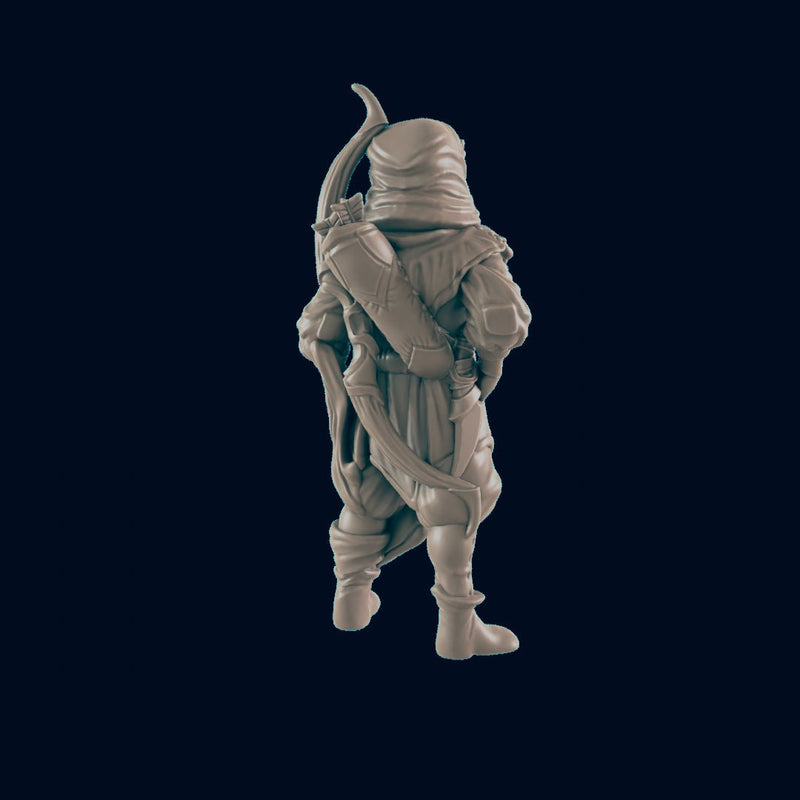 Human Male Woodsman - EC3D | DnD | Male | Villager | Ranger | Druid | Guard | 32mm | Pathfinder | commoner | TTRPG | Wargaming |-2