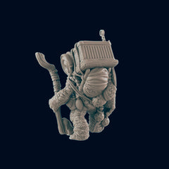 Turtlefolk Traveller - EC3D | DnD | Male | Villager | Tortle | Adventurer | 32mm | Pathfinder | commoner | TTRPG | Wargaming |-3