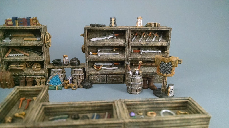 General Store Scatter - Heroes Hoard | DnD | Tabletop Terrain | Medieval | Scenery | 32mm | Pathfinder | TTRPG | Wargaming-5