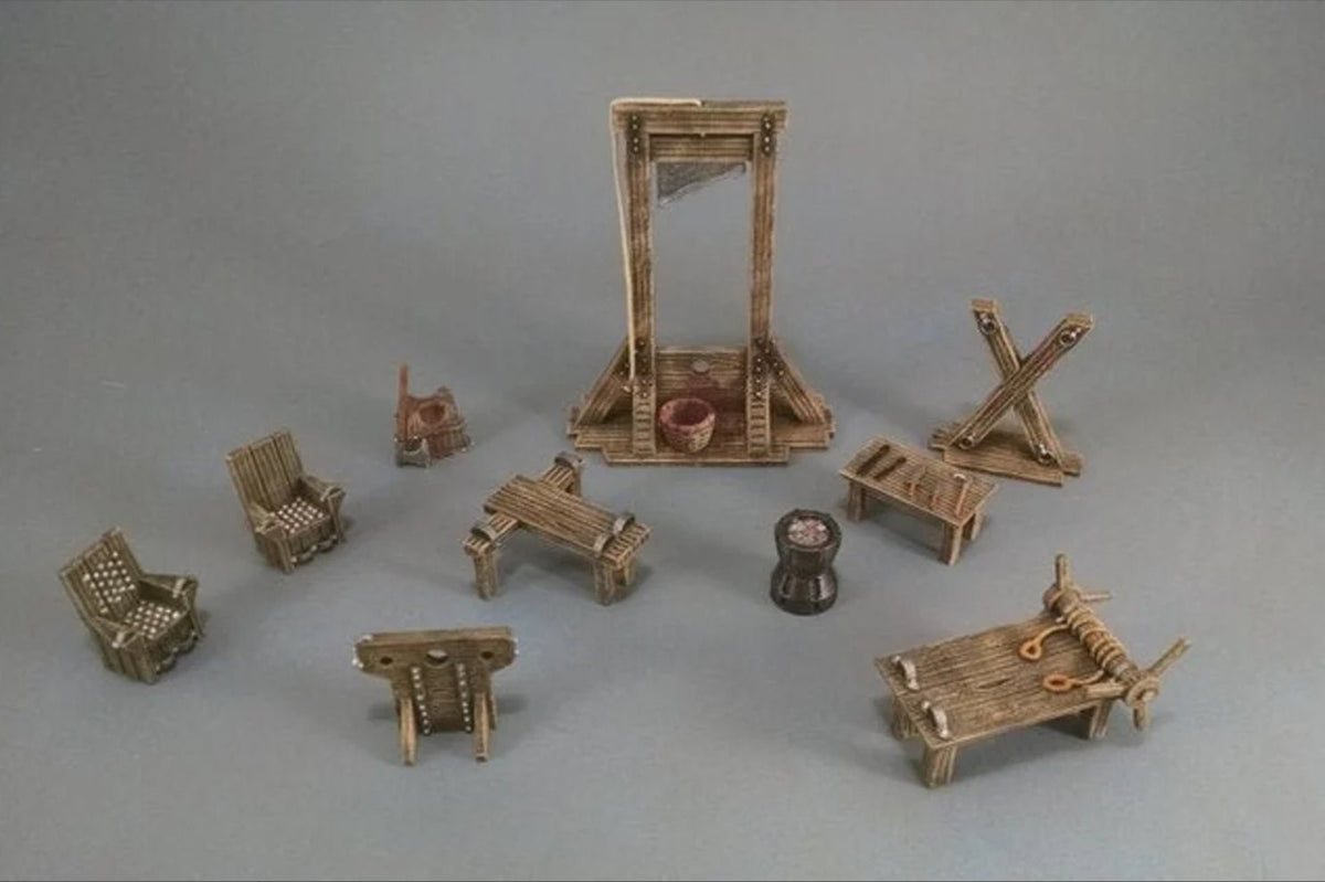 Torture room Scatter - Heroes Hoard | DnD | Tabletop Terrain | Medieval | Scenery | 32mm | Pathfinder | TTRPG | Wargaming
