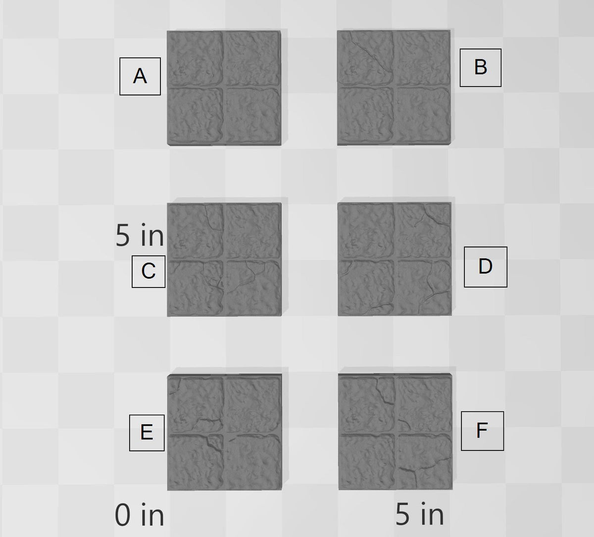 Dungeon Style Floor Tiles - DnD 5E, Pathfinder 2E - Dungeon Tiles, DragonLock Fat Dragon Games, Terrain | 1" / 28mm Scale | Accessories-2