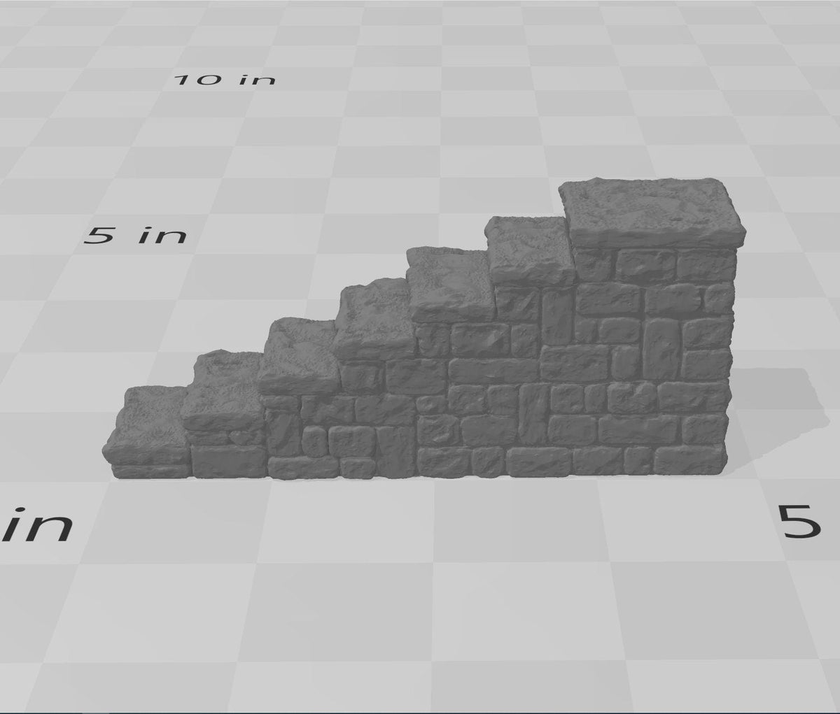 Dungeon Style Stairs Tiles - DnD 5E, Pathfinder 2E - Dungeon Tiles, DragonLock, Fat Dragon Games, Terrain | 1" / 28mm Scale | Accessories-3