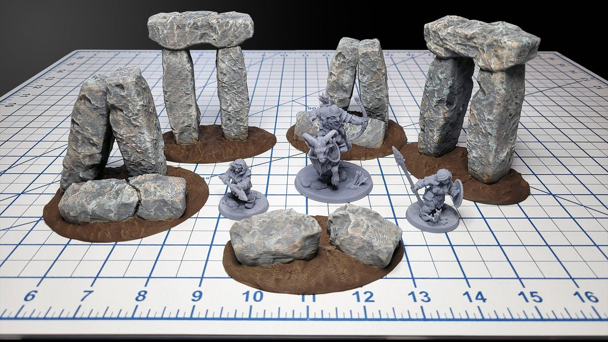 The Standing Stones - Pre Painted Wargaming and Tabletop Terrain | DnD, Pathfinder, Dungeons and Dragons Compatible!-1