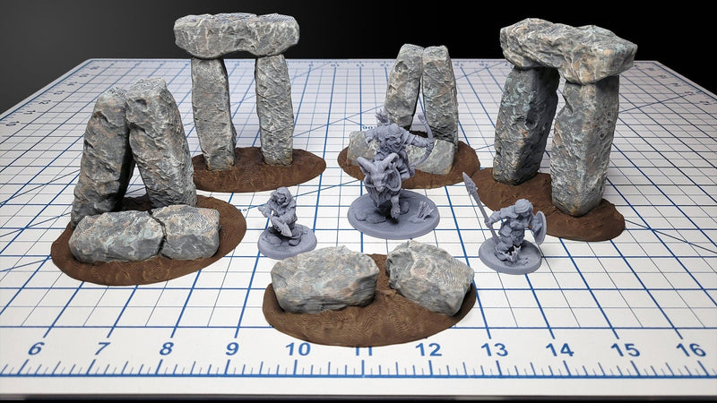 The Standing Stones - Pre Painted Wargaming and Tabletop Terrain | DnD, Pathfinder, Dungeons and Dragons Compatible!-1