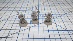 3 Orc Warrior Mini Pack - EC3D | DnD | Fighter | Bandit | Male | Female | 32mm | Pathfinder | commoner | TTRPG | Wargaming | Ranger-1
